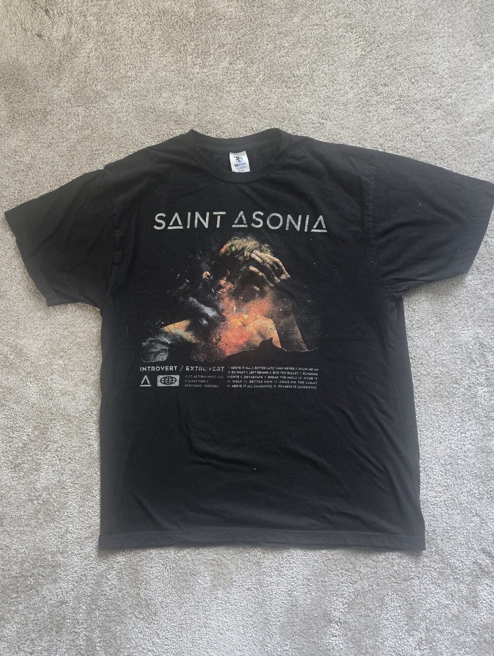 Black Graphic Band T-Shirt
